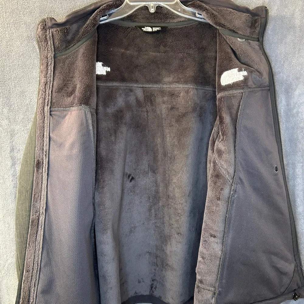 The North Face Apex Bionic WindWall Jacket Mens XL Gray Fleece Lined Full Zip